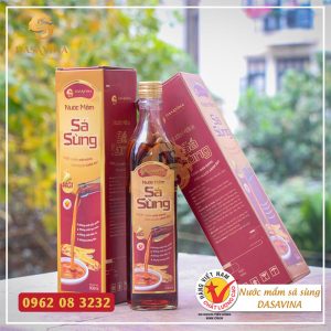 Nước mắm sá sùng DASAVINA ngon về chất lượng - đẹp sang về hình thức