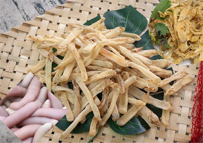 Sá sùng tươi - khô - nấu phở được nhiều thực khách ưa chuộng
